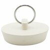 Thrifco Plumbing 1-3/4 Inch Universal Rubber Sink Drain Stopper in White 4400606
